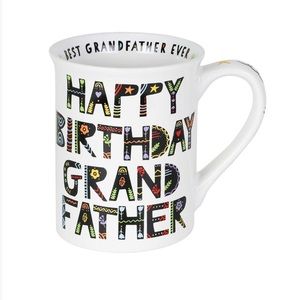 Our Name Is Mud - White 'Happy Birthday, Grandfather' Mug